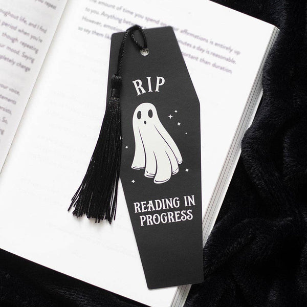 RIP Lecture en cours Fantôme du cercueil Marque-page