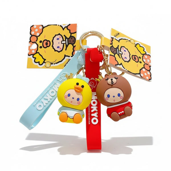 Porte Clés Singe Ours