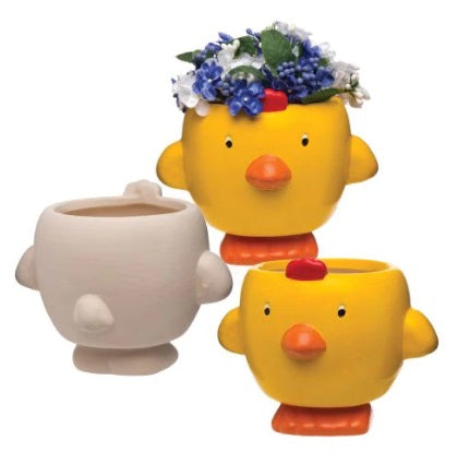 Pot de fleurs Poussin