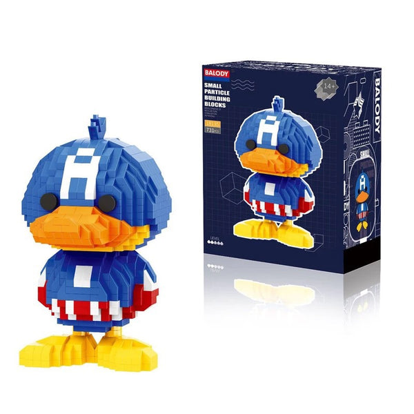 Block de Construction Canard Super-Héros