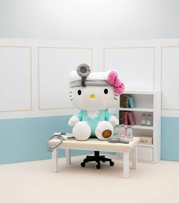 Peluche Hello Kitty Docteur - produit Joy Toy
