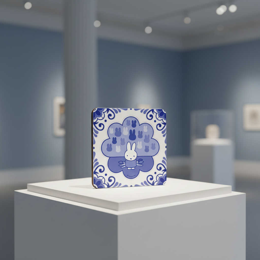Miffy-onderzetters - Blauw Museum