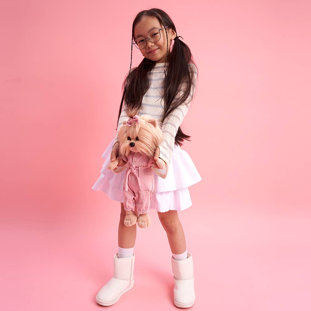 Poupée chien Lucky Yoyo : Marche confortable 38cm