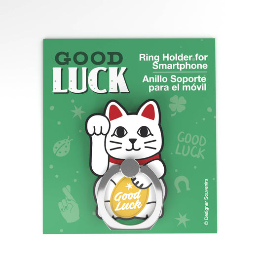 Lucky Cat Phone Ring Holder