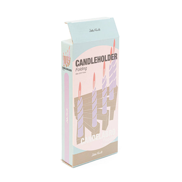 Porte Bougies Multiples en Bois Helio Ferretti Vue 2