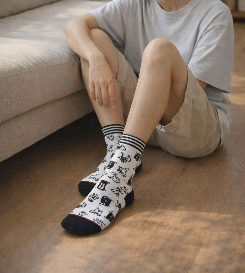 Chaussettes Chats “Hello Cat”