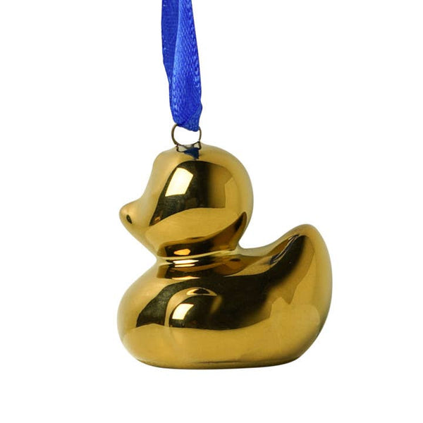 Gouden Eend Kerstdecoratie