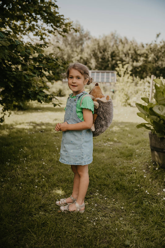 Pluche egelrugzak voor kinderen