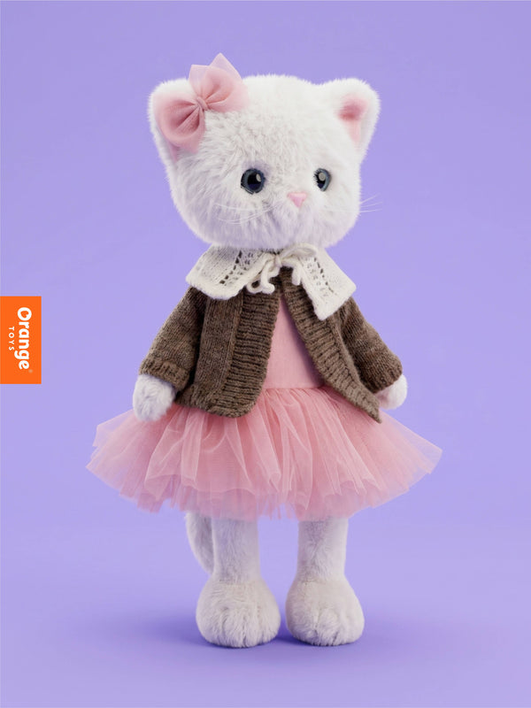 Peluche, Lucky Kitty, Lucky Sophie : Nuit douillette 38 cm 3+