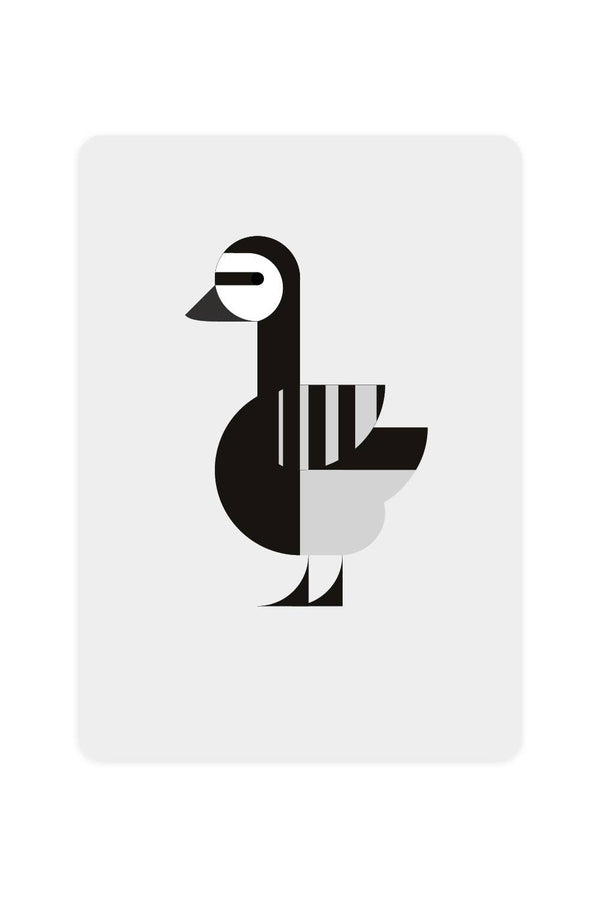 Ansichtkaart met een Canadese gans