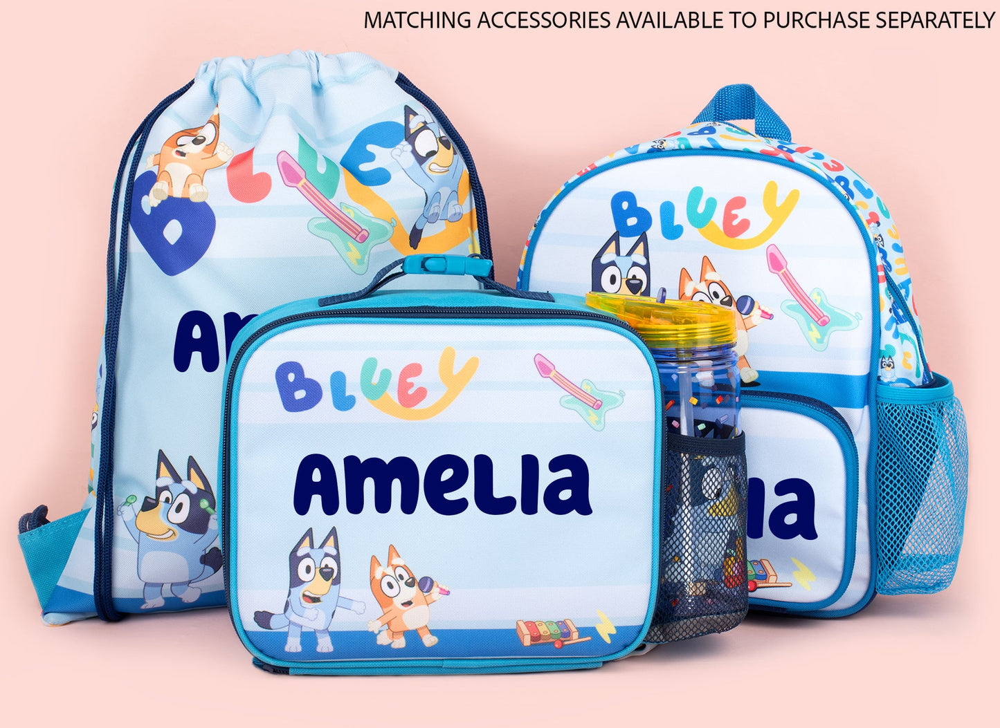 Sac repas – Bluey bleu
