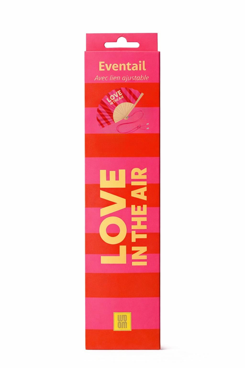 Fan with shoulder strap – Love In The Air