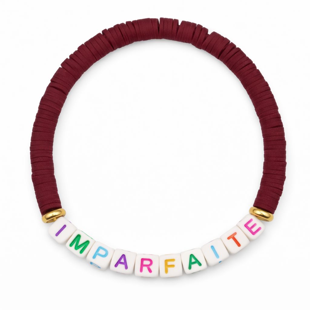 Imperfect Swifties Friendship Bracelet - BORDEAUX