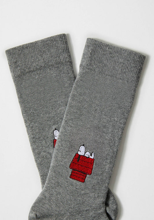 BeSnoopy House Embroidered Socks