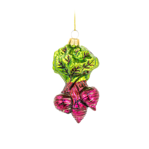 Rode biet kerstbal