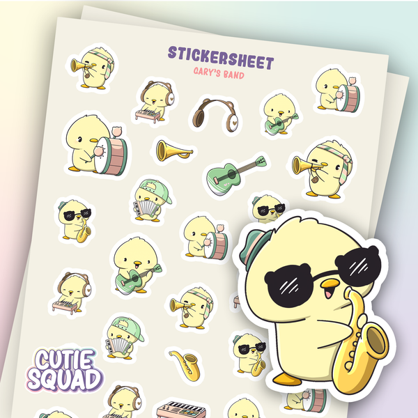 Sticker Sheets Gary's Gang