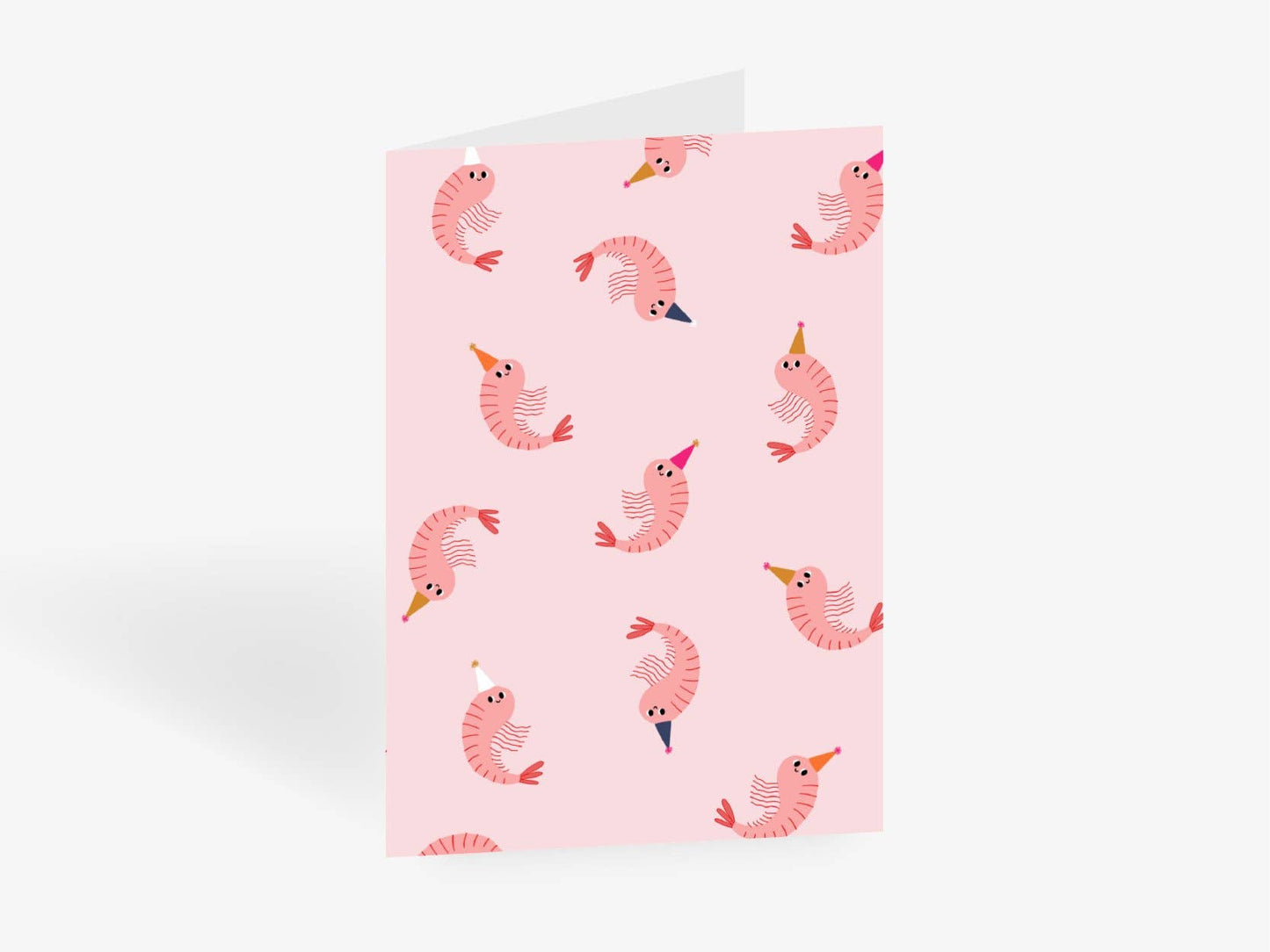 Festive Shrimp Birthday Card