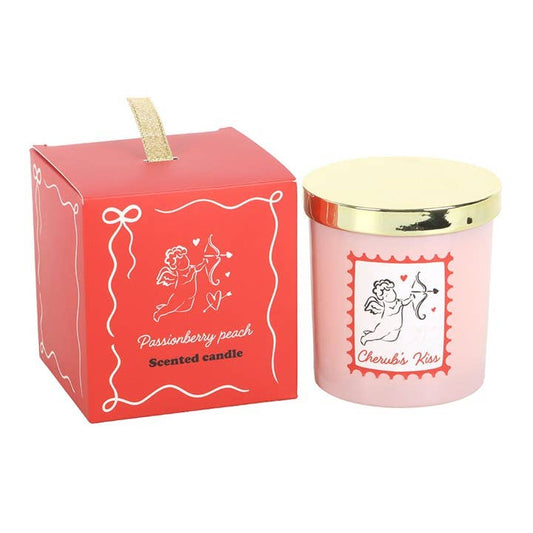 Passionberry Peach Cherub Kiss Valentine's Day Candle