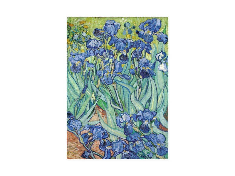 Torchon Van Gogh aux iris