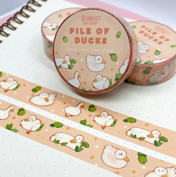 Duck Washi Tape “Stapel eenden”