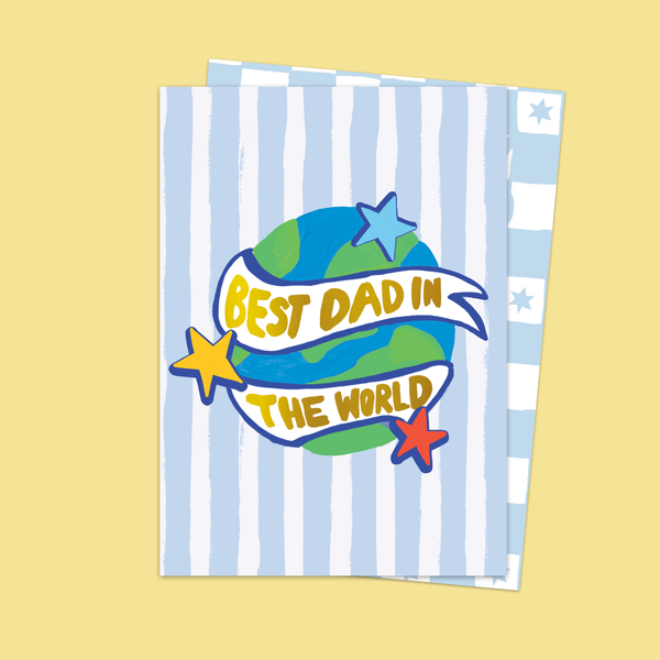 Carte du meilleur papa dans le monde