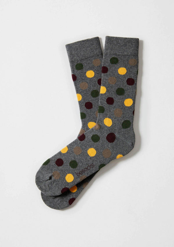 Chaussettes BePolkadots Multicolor – Gris – Besocks