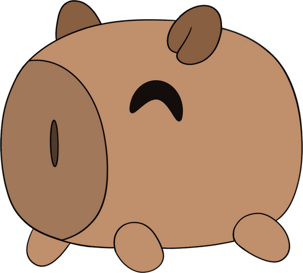 Capybara Stickie (6in)
