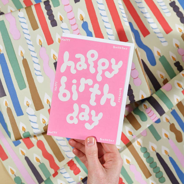 "Gefeliciteerd met je verjaardag" kaart