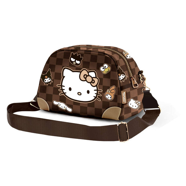 Hello Kitty Squares-Sac à Bandoulière Bowling Lite