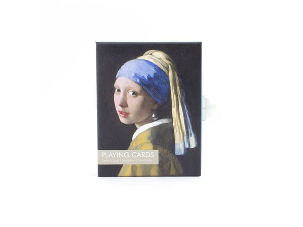 Ensemble de 2 cartes à jouer, Vermeer, La Jeune Fille à la perle
