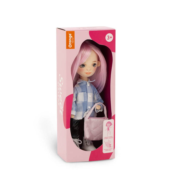 Poupée Billie avec chemise à carreaux 32 cm