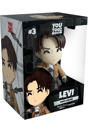 attack on titan vinyl figurine levi youtooz