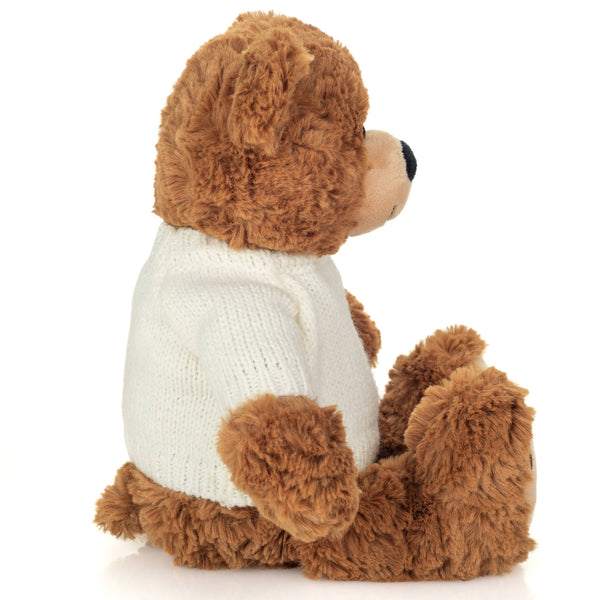 Peluche Teddy Percy avec Pull – 30 cm - Teddy Hermann