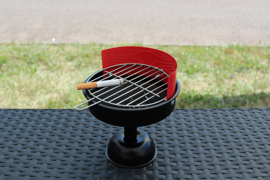 Cendrier mini barbecue en métal