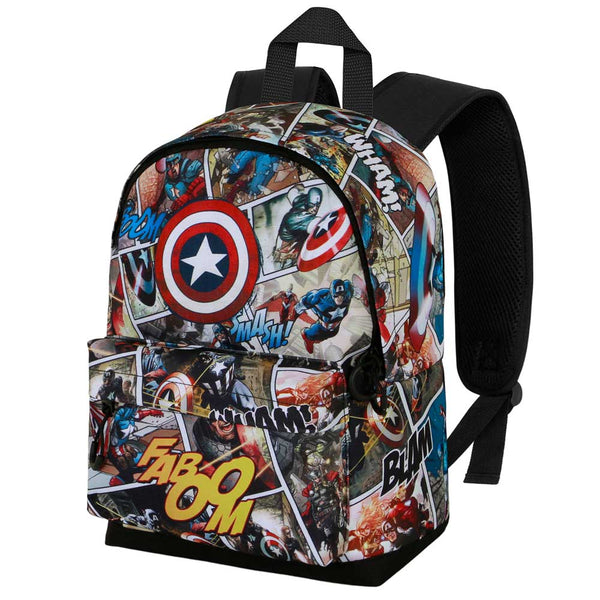 Kleine HS FAN Marvel-rugzak - Captain America-strip