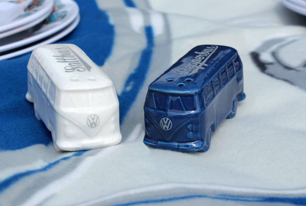 Salt & Pepper Bus VW T1 - Wit/Blauw