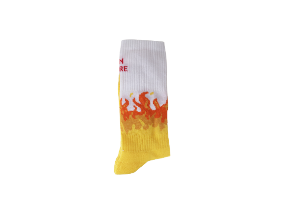 Sokken in brand