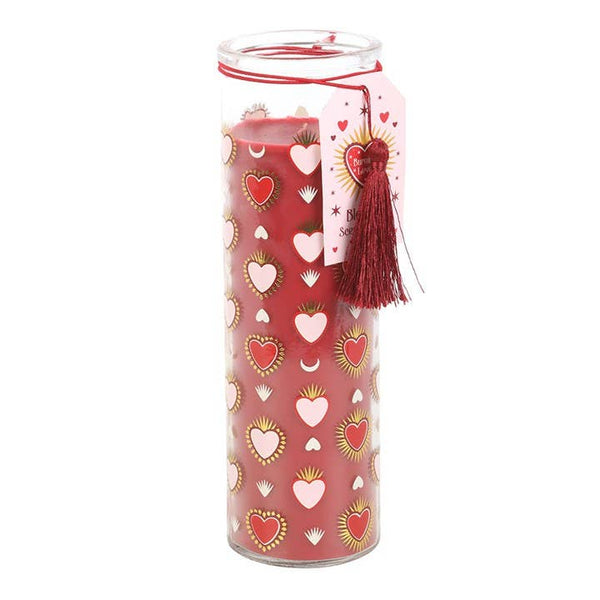 Bougie Tube Parfumée Cœurs Sacrés - Figue Noire