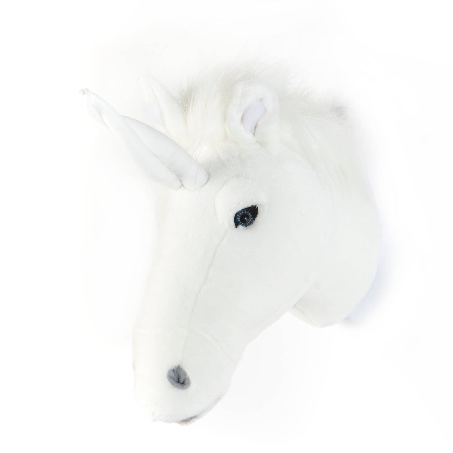 Claire the White Unicorn Plush Wall Decoration