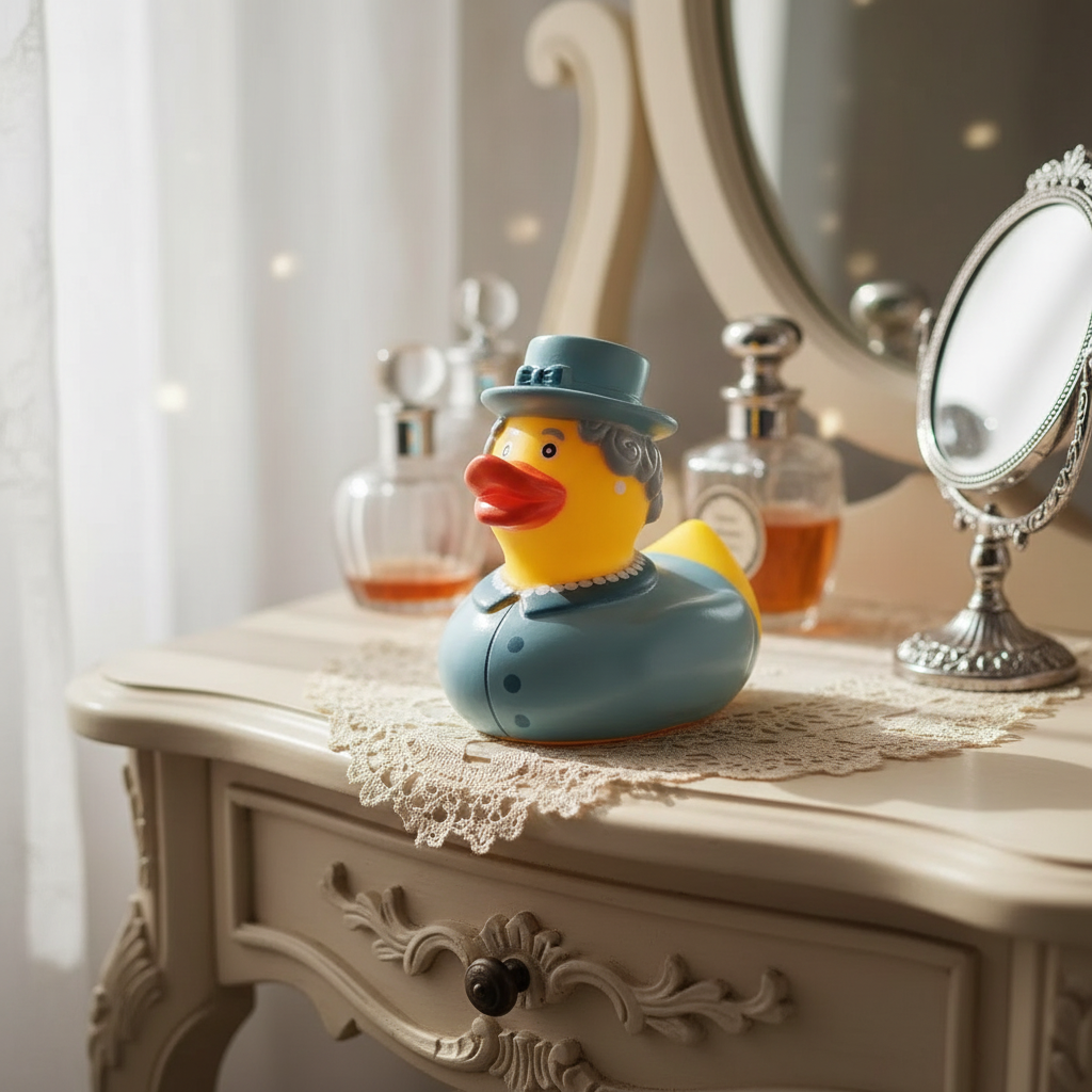 Queen Elizabeth II Duck - Blue