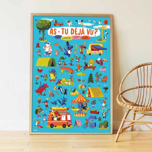 Educatieve poster: Grappige dieren