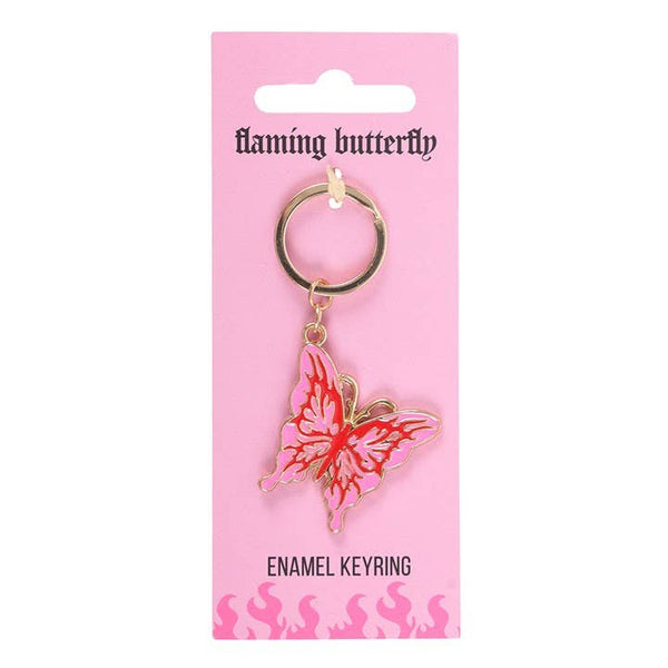 Porte-clés Papillon Flamboyant