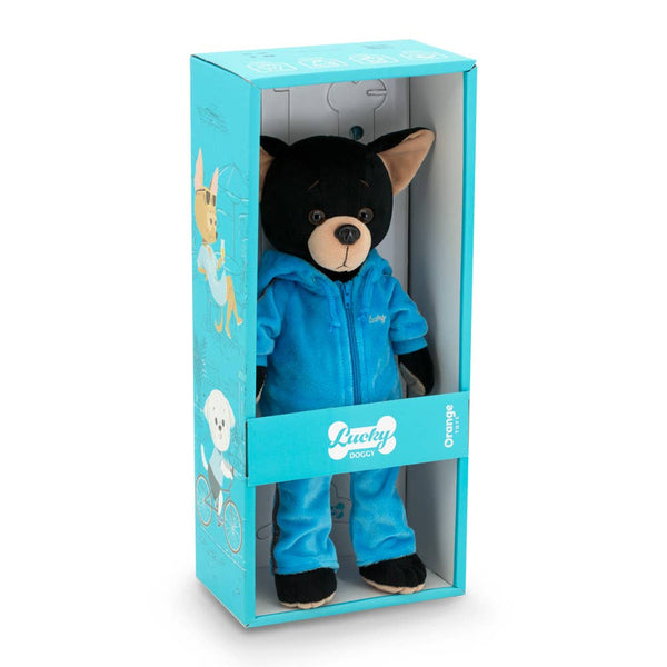 Lucky Buzz pluche hond: Fitness - 38 cm