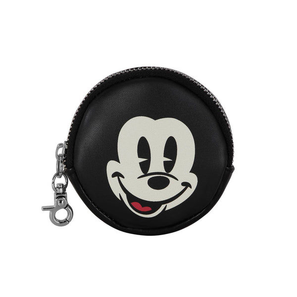 Portemonnee met Mickey Mouse-koekjesgezicht, zwart