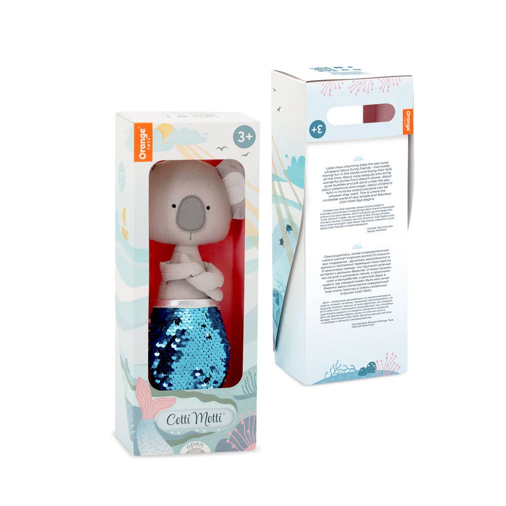 Cotton plush, Freddy The Koala: Mermaid-29cm-3+