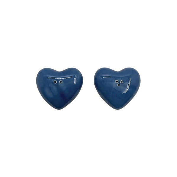 Salière et poivrière Cœur bleu