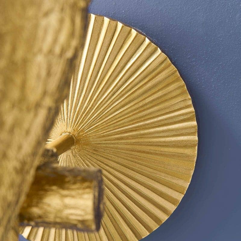 Percy Papegaai Wandlamp, Goud/Turquoise