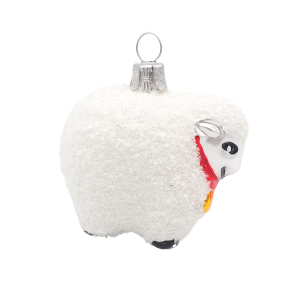 Witte Schaap Kerstbal