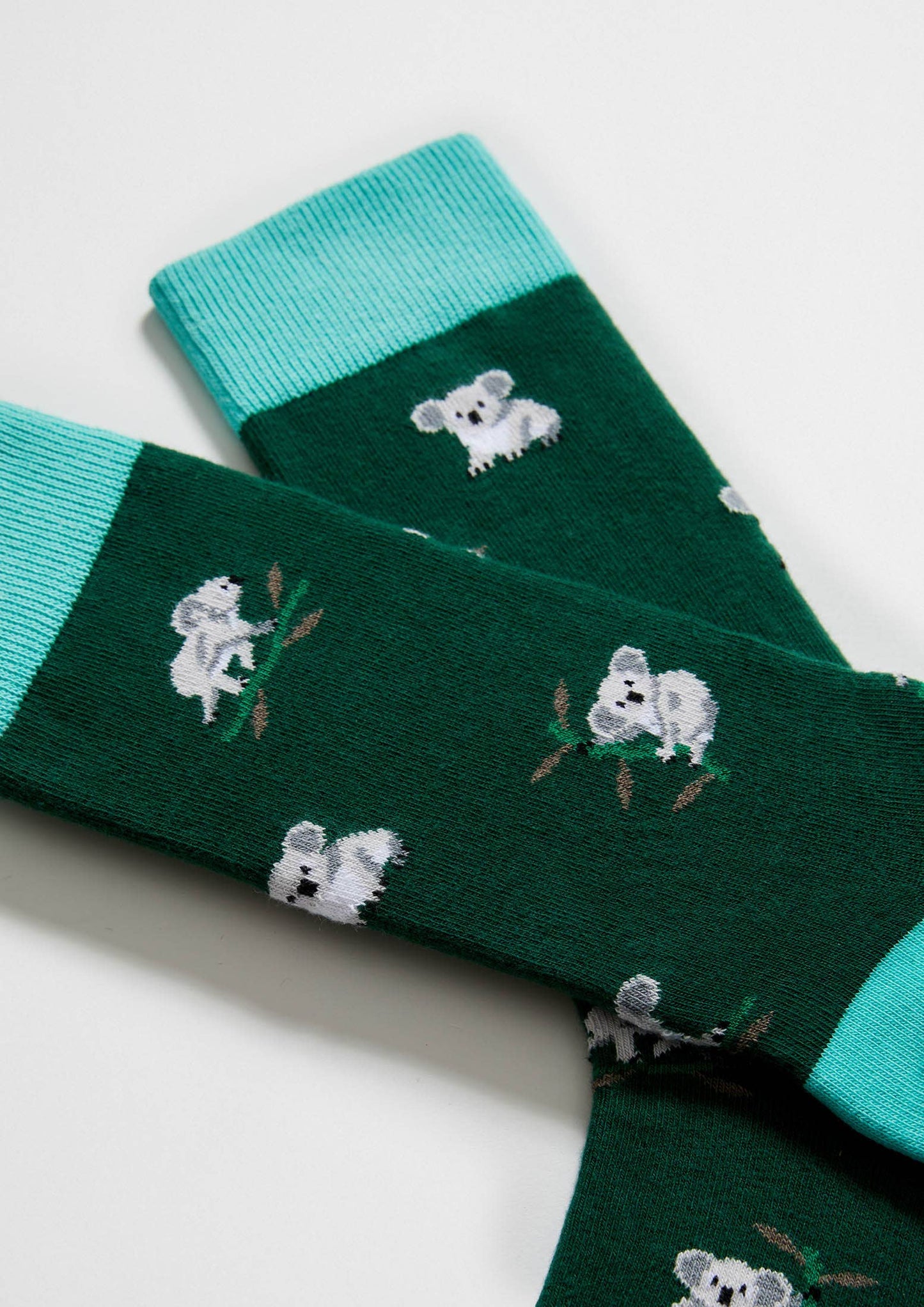 BeKoala Green - 100% Organic Cotton Socks