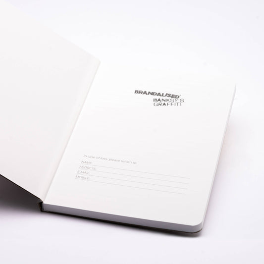 Stone Paper A5 Graffiti Banksy Notebook - Flying Girl